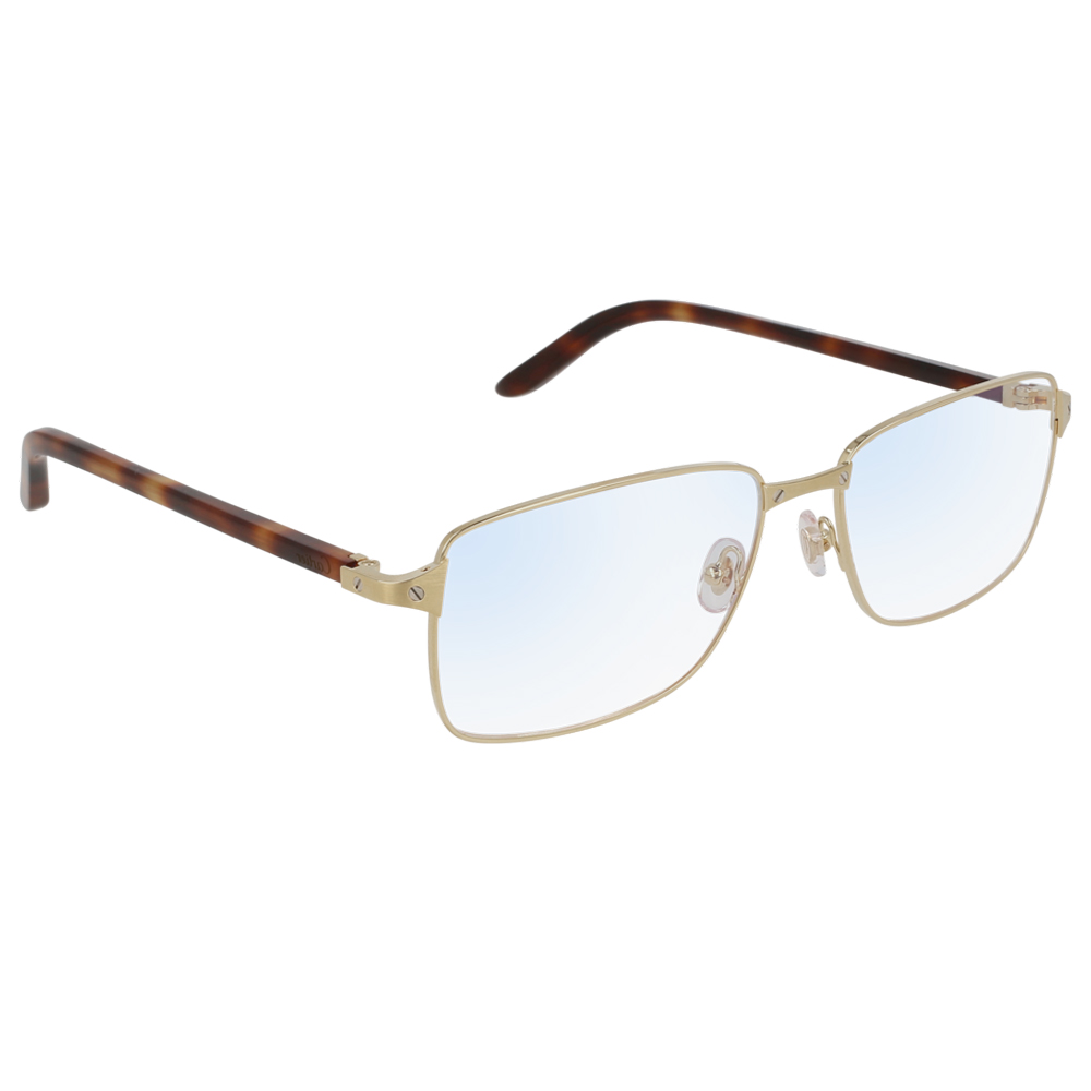 cartier ct0040o metal mens eyeglasses