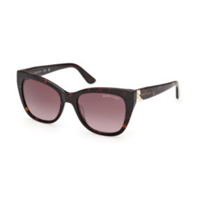 Tortoiseshell sunglasses with dark-to-brown gradient lenses and Marciano branding on the temple.