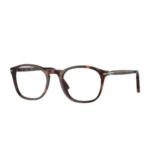 Tortoiseshell eyeglasses with full-rim rectangular frames on a white background.