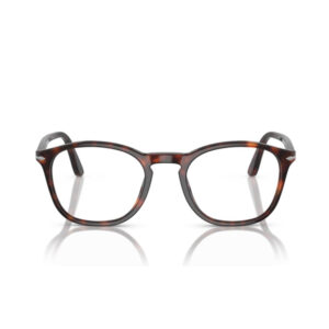 Tortoiseshell prescription eyeglasses with rounded rectangular lenses on a white background, front view.