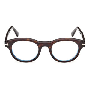 Tortoiseshell rectangular eyeglasses with dark temples photographed against a white background