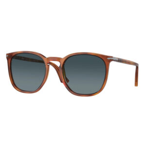 Brown tortoiseshell sunglasses with dark gradient lenses, shown front-on.