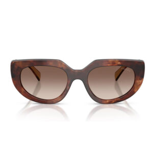 Prada tortoiseshell cat-eye sunglasses with gradient brown lenses